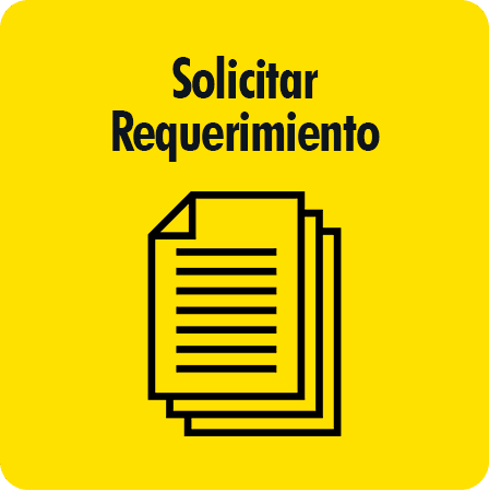 Solicitar requerimiento